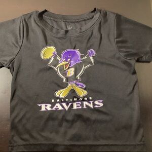 Kids' Black Baltimore Ravens Graphic Tee